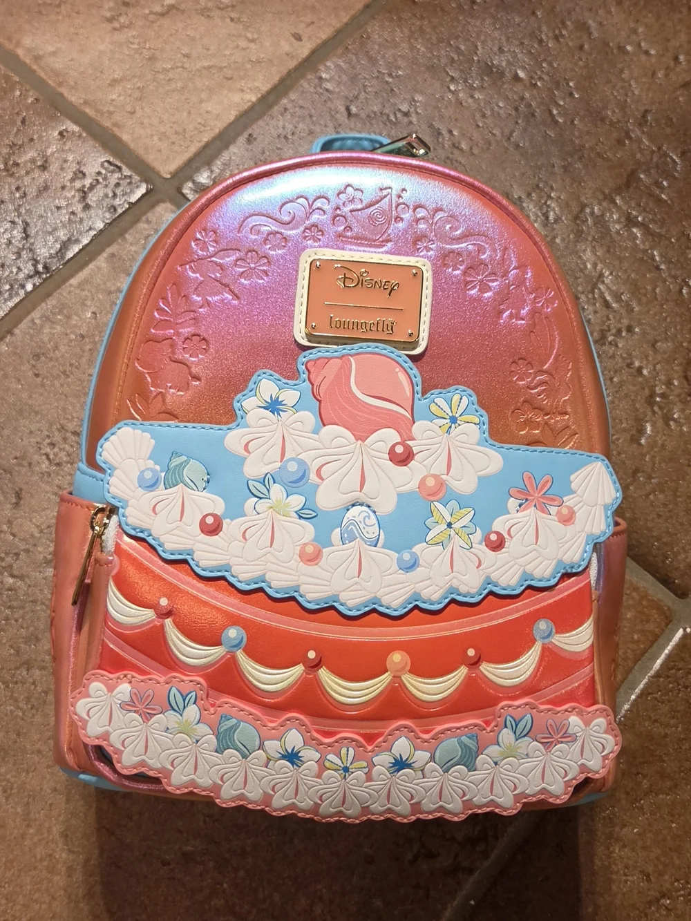 Loungefly Disney Moana Iridescent Cake Mini Backpack